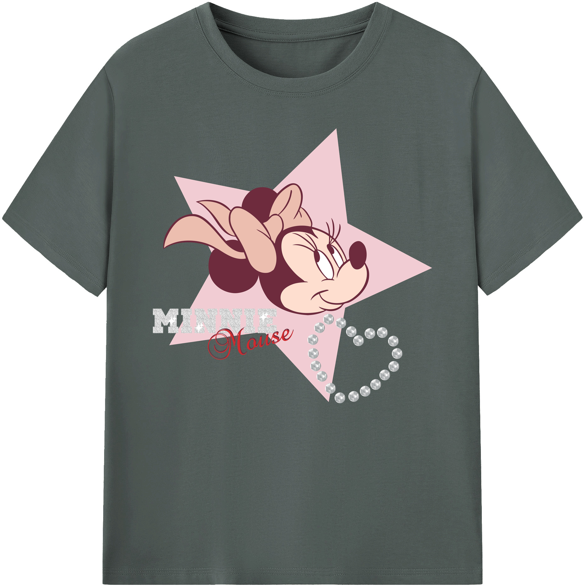ミッキーマウス Mickey Mouse 綿100％ メンズ半袖Tシャツ｜肌触りやわらか＆通気性